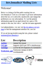 Mobile Screenshot of lists.faunalia.it